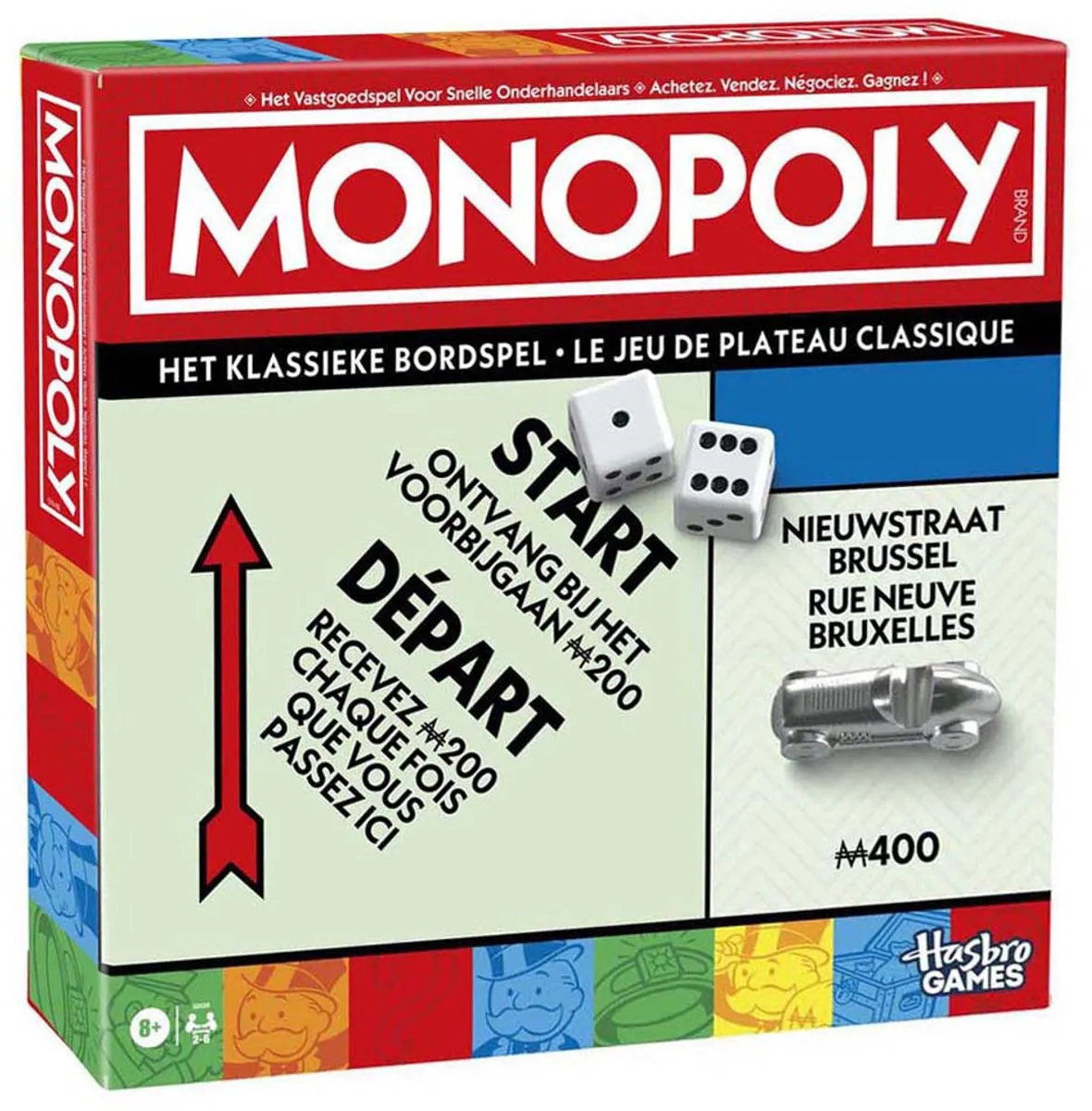 Monopoly Classic Bordspel BE Editie G0009197 - 2-6 Spelers