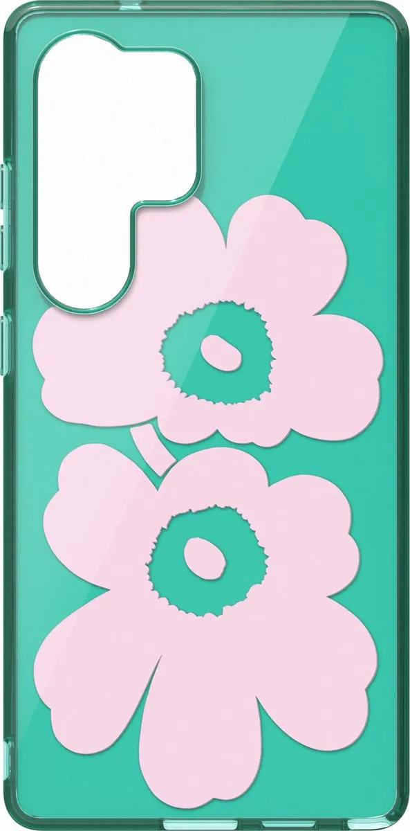 Samsung Galaxy S25 Unikko Hybrid Hoesje - Marimekko Roze - afbeelding 6 van 6