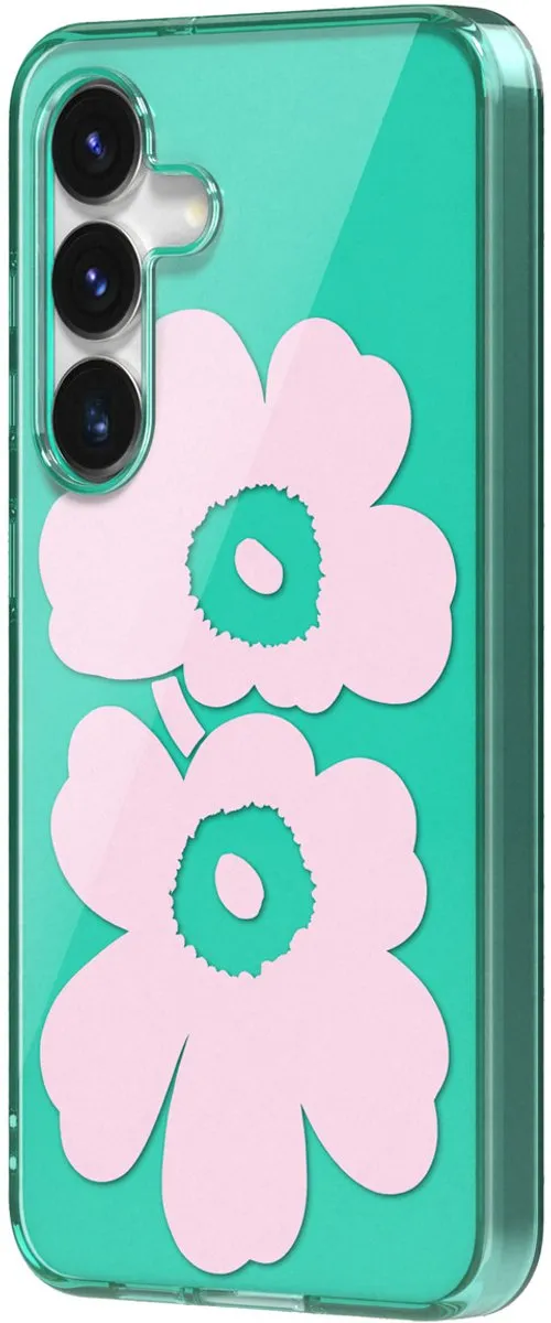 Samsung Galaxy S25 Unikko Hybrid Hoesje - Marimekko Roze