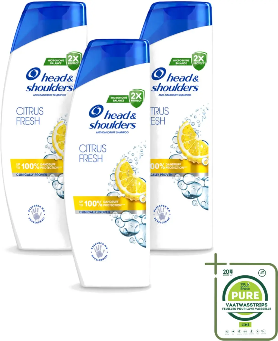 3 x Head & Shoulders