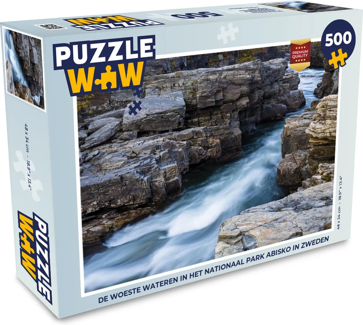 PuzzleWow Abisko Nationaal Park Legpuzzel 500 Stuks