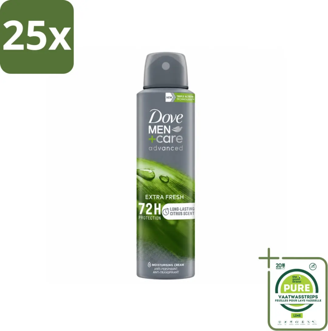 25 x Dove Men+Care Deodorant Spray