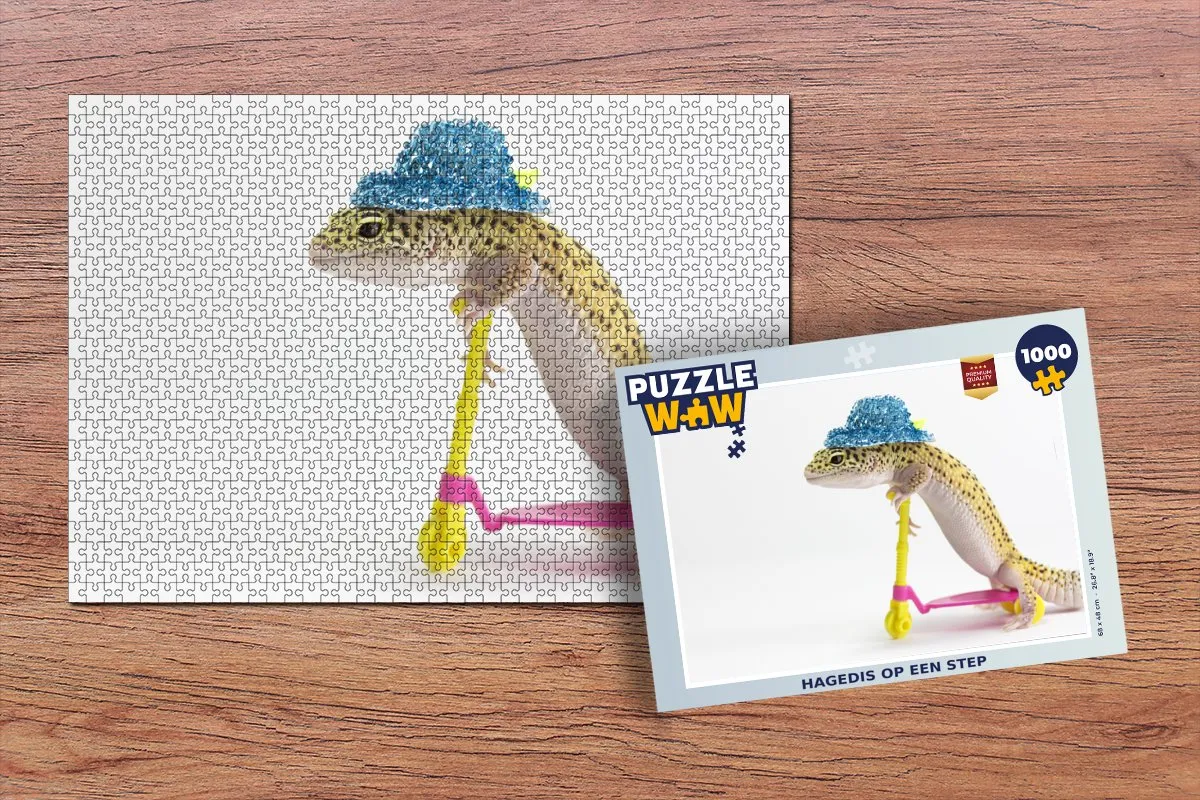 PuzzleWow Step Legpuzzel 1000 Stuks - Multicolor