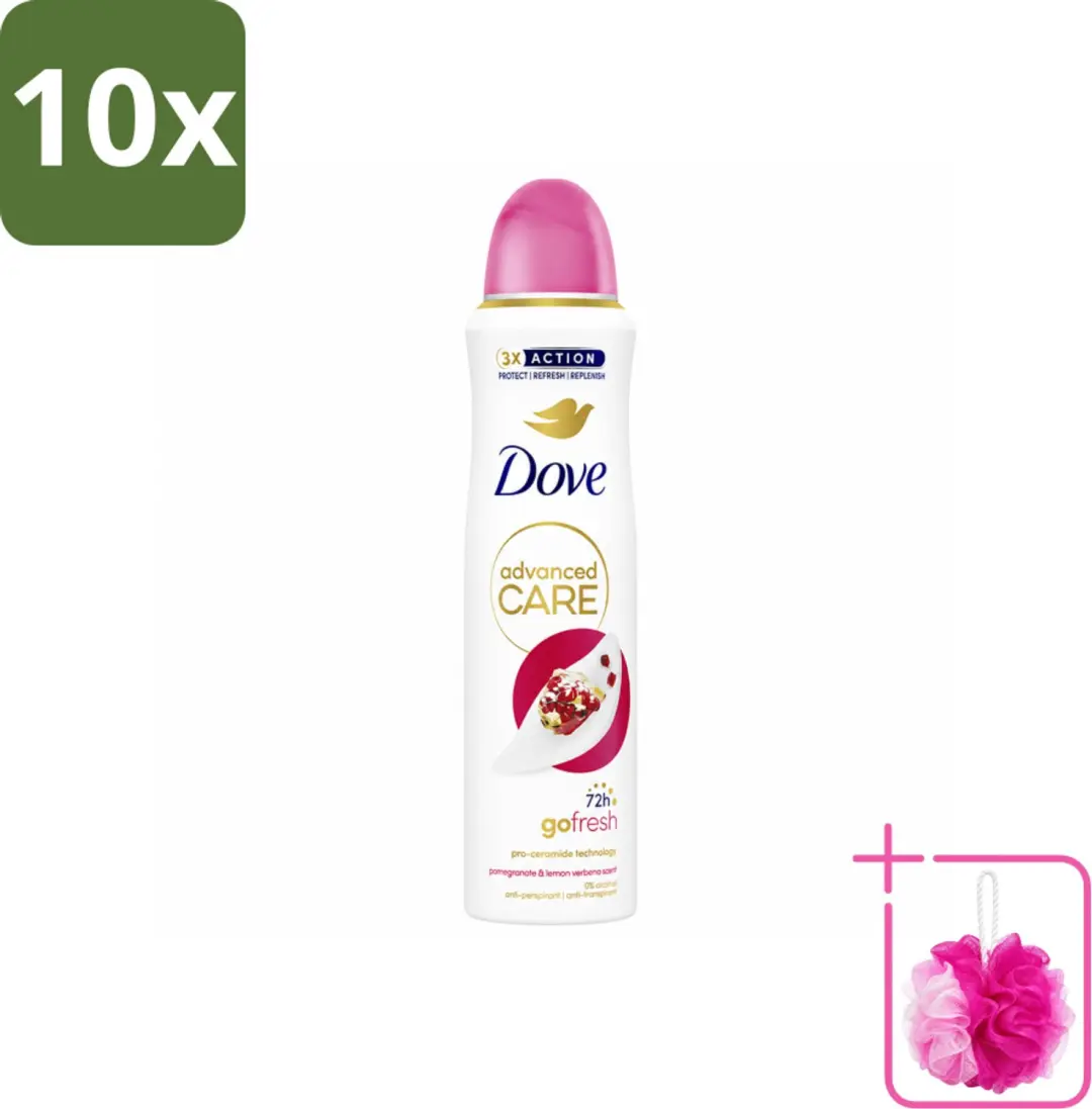 10 x Dove Deodorant Spray
