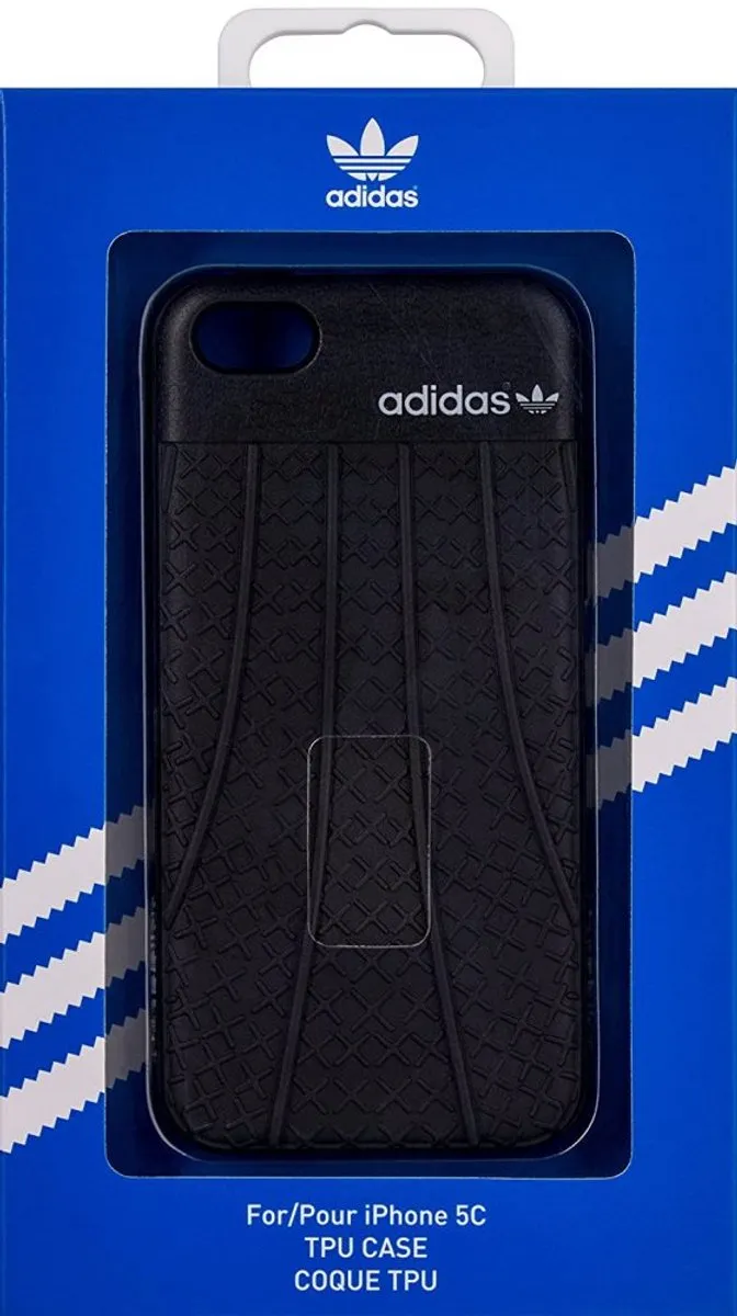 Adidas Siliconen Hoesje iPhone 5C - 819080011895 - Zwart