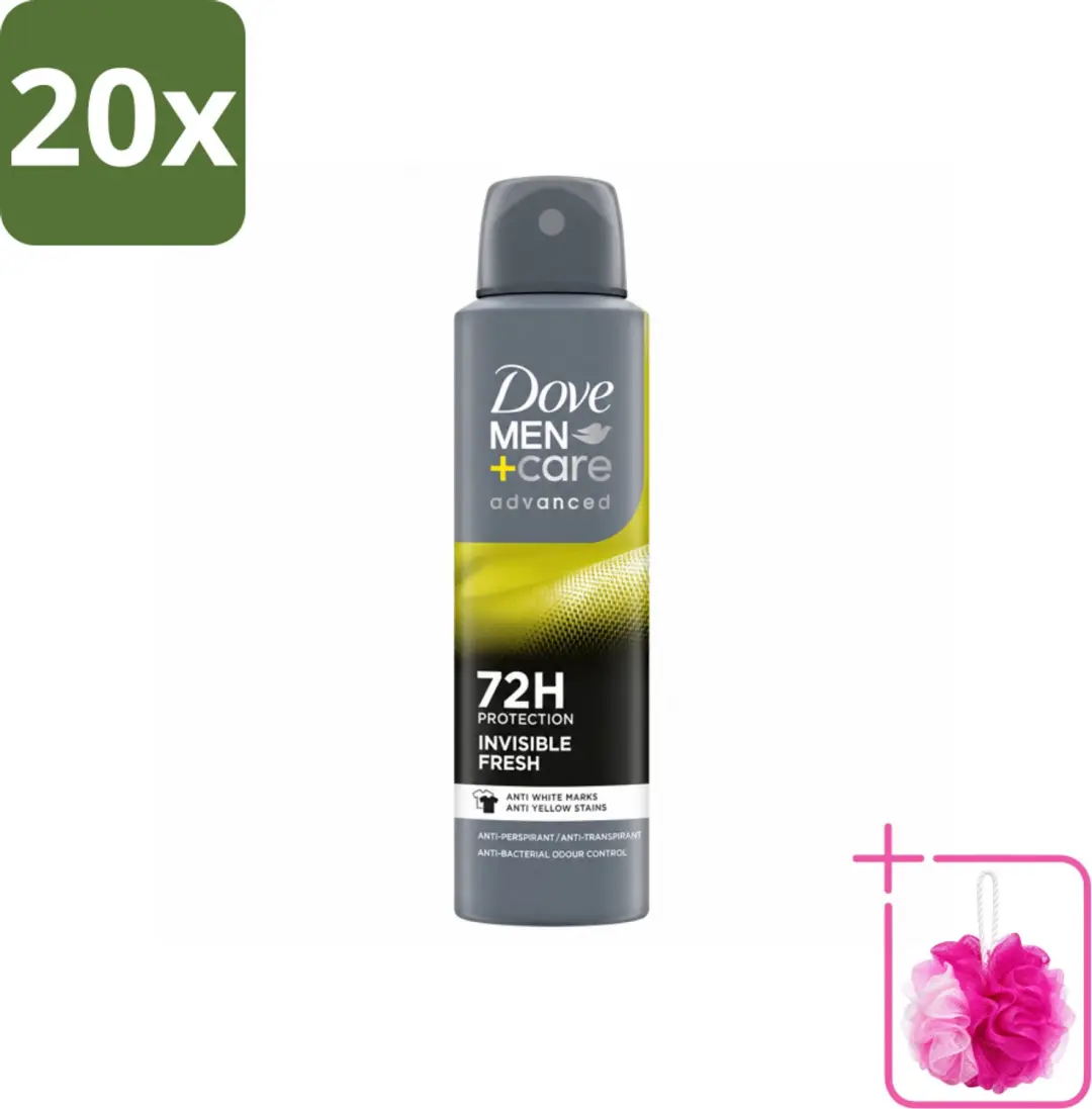 20 x Dove Men+Care Deodorant Spray