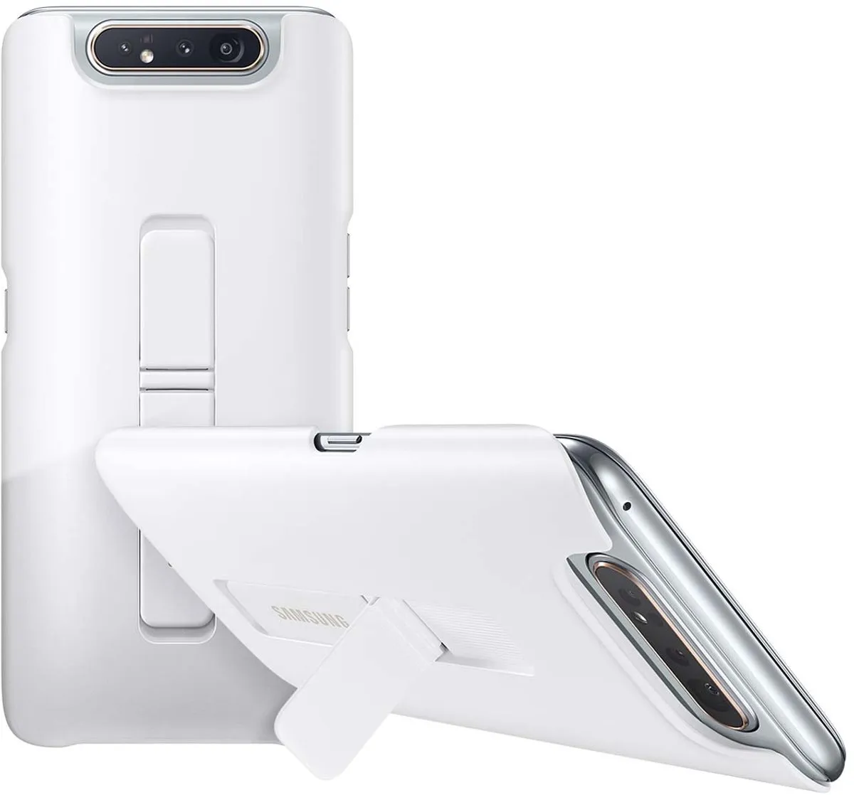 Samsung Standing Cover A80 Wit - 8801643967284