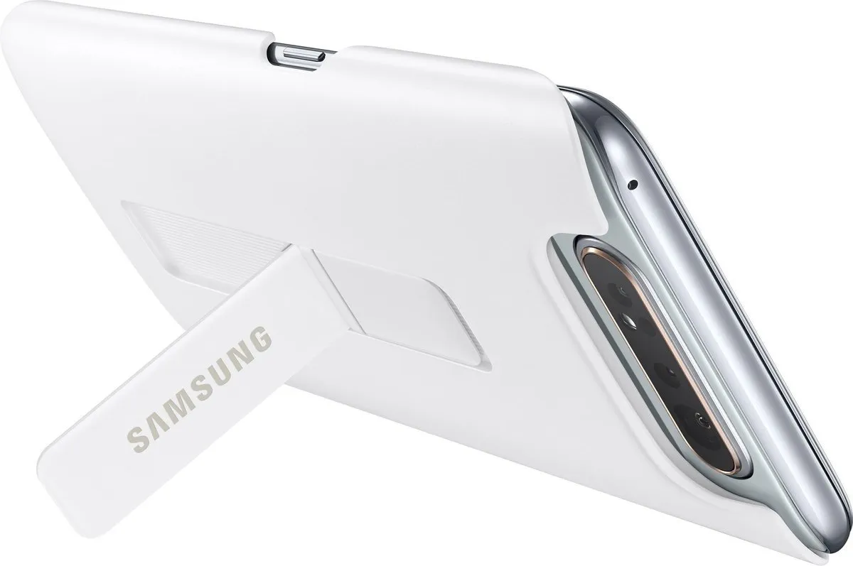 Samsung Standing Cover A80 Wit - 8801643967284