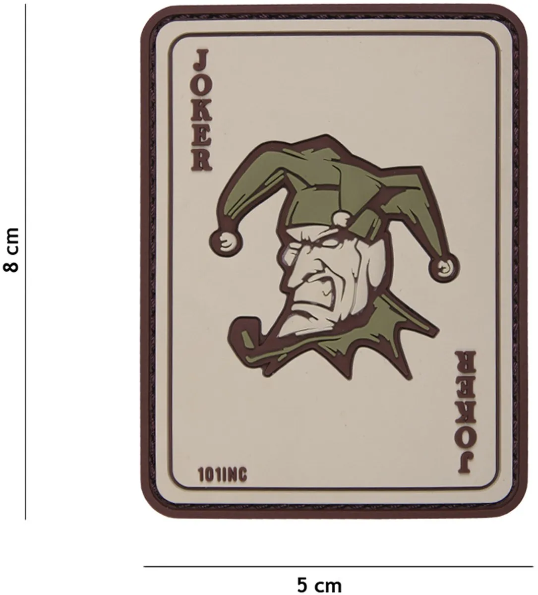 101 inc Embleem 3D PVC Joker Coyote