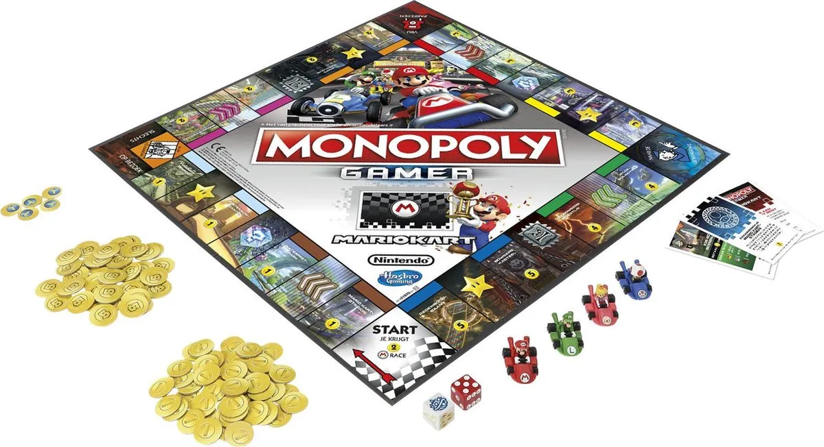 Monopoly Gamer Mario Kart Bordspel - 2-4 Spelers