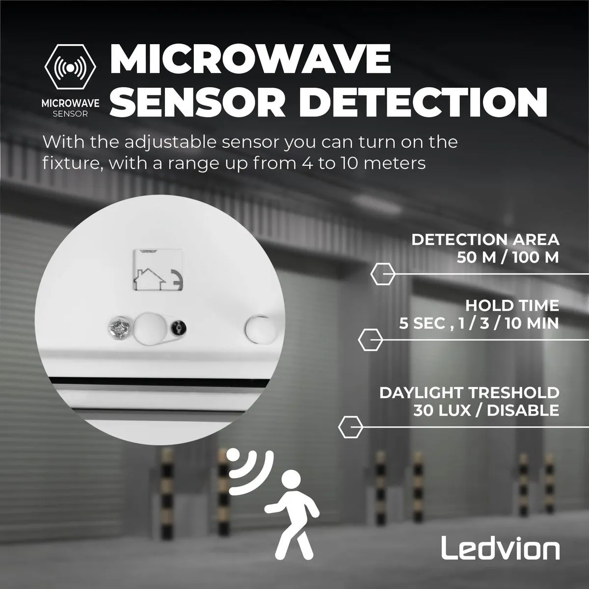 Ledvion LED TL Armatuur 60cm 7W 6500K - Grijs - afbeelding 6 van 6