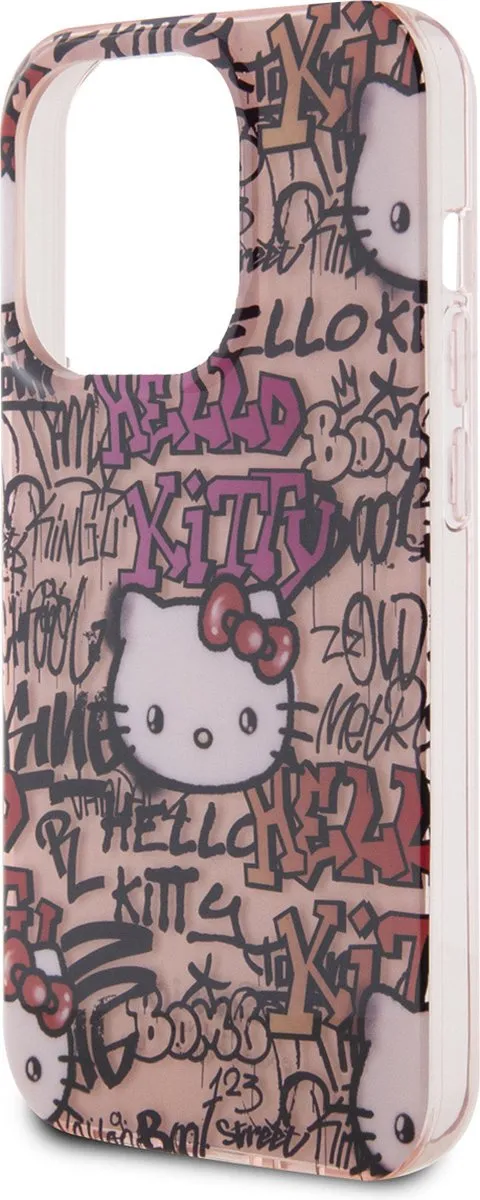Hello Kitty iPhone 15 Pro TPU Hoesje - Roze