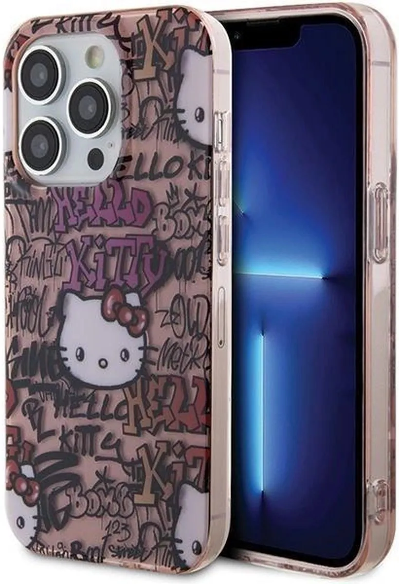 Hello Kitty iPhone 15 Pro TPU Hoesje - Roze
