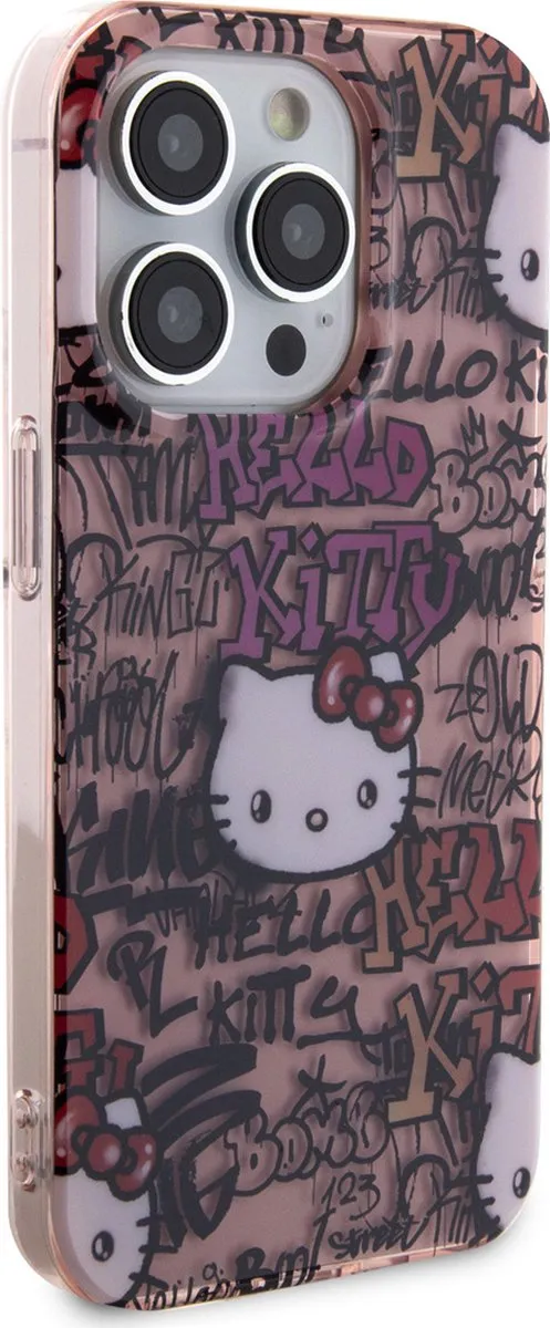 Hello Kitty iPhone 15 Pro TPU Hoesje - Roze