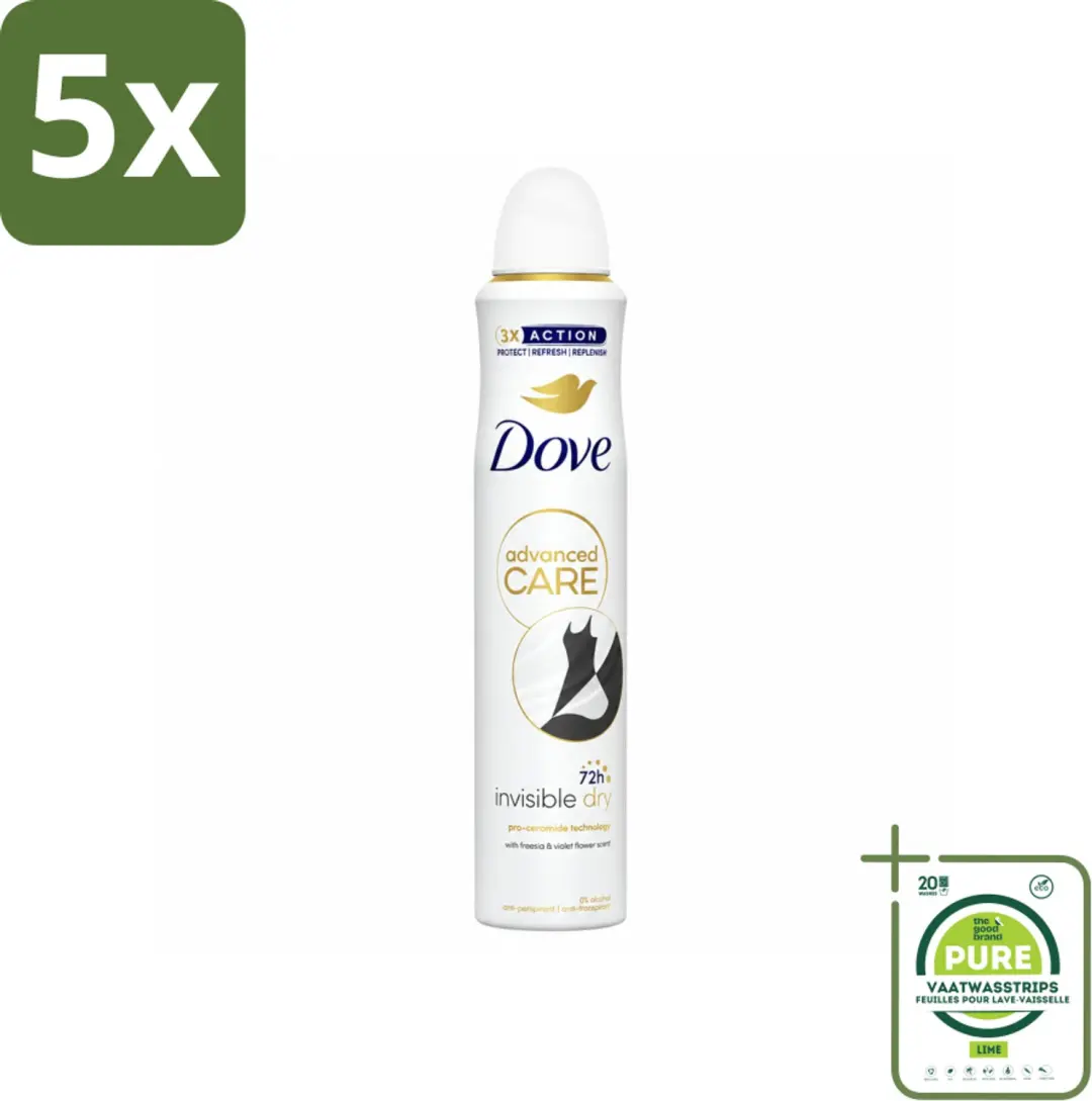 5 x Dove Deodorant Spray