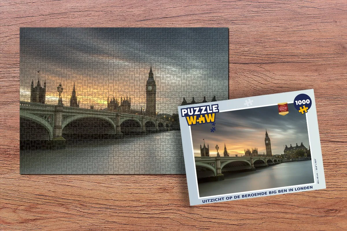 PuzzleWow Big Ben Legpuzzel 1000 Stuks