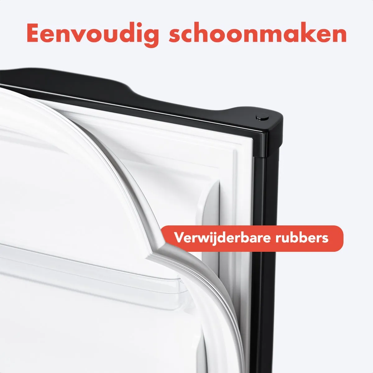 KitchenBrothers KB4036 Koelvriescombinatie 88L - Zwart