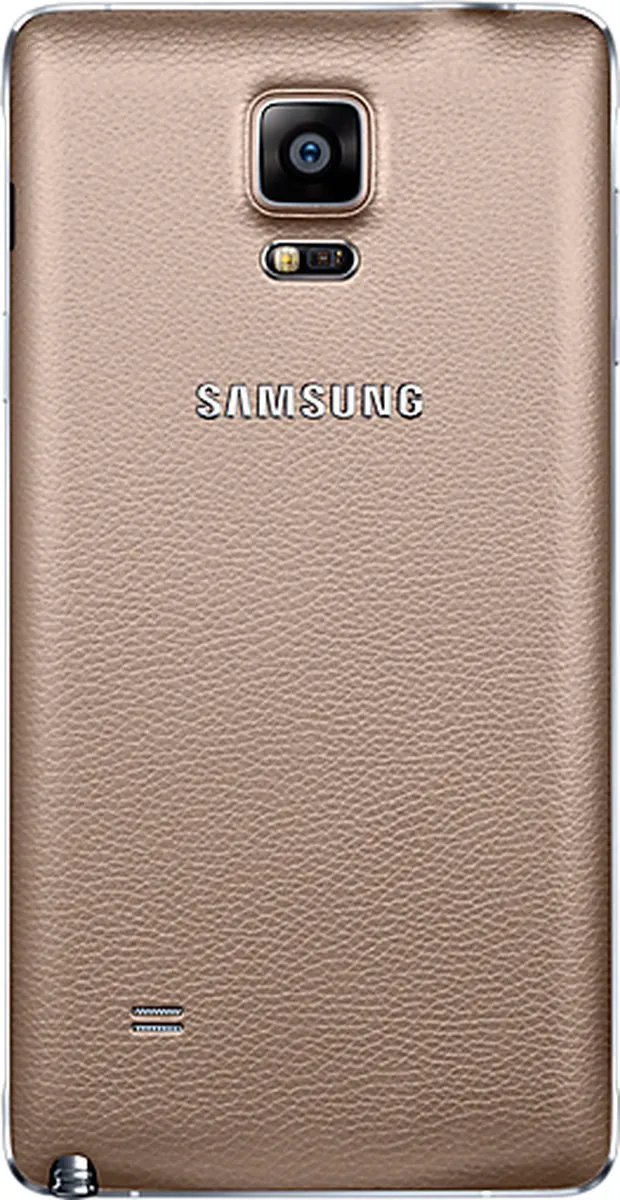Samsung Galaxy Note4 Back Cover - Goud