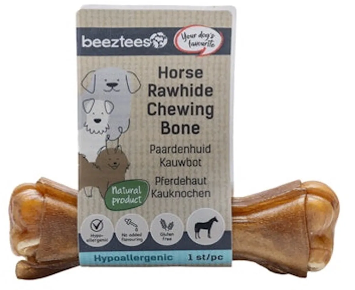 Beeztees Paardenhuid Kauwbot 10cm