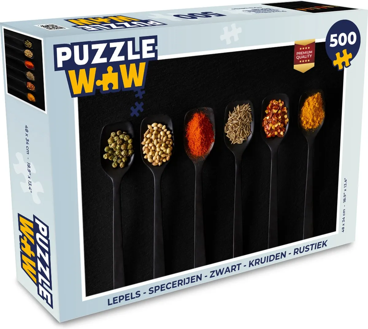 PuzzleWow Lepels Specerijen Puzzel 500 Stuks