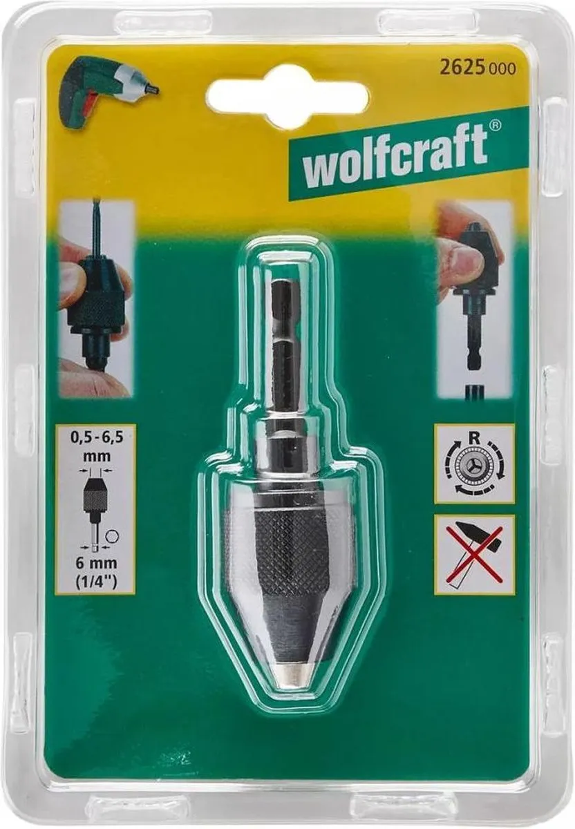 Wolfcraft Snelspanboorkop 2625000
