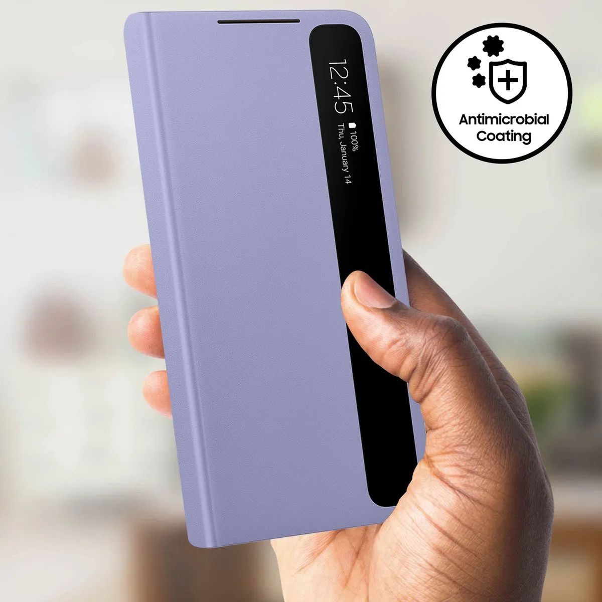 Samsung - Clear View Hoesje - Galaxy S21 Plus - Violet