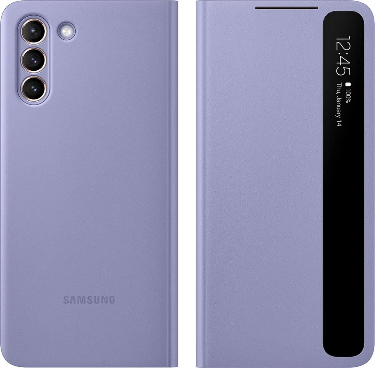 Samsung Clear View Hoesje Galaxy S21 Plus EF-ZG996CVEGEW - Paars - afbeelding 6 van 6