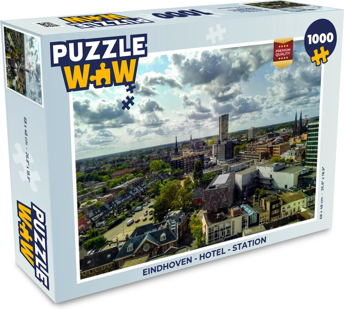 PuzzleWow Eindhoven Legpuzzel 1000 Stuks