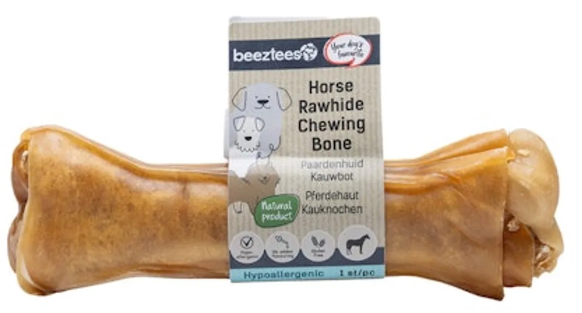 Beeztees Paardenhuid Kauwbot 17cm