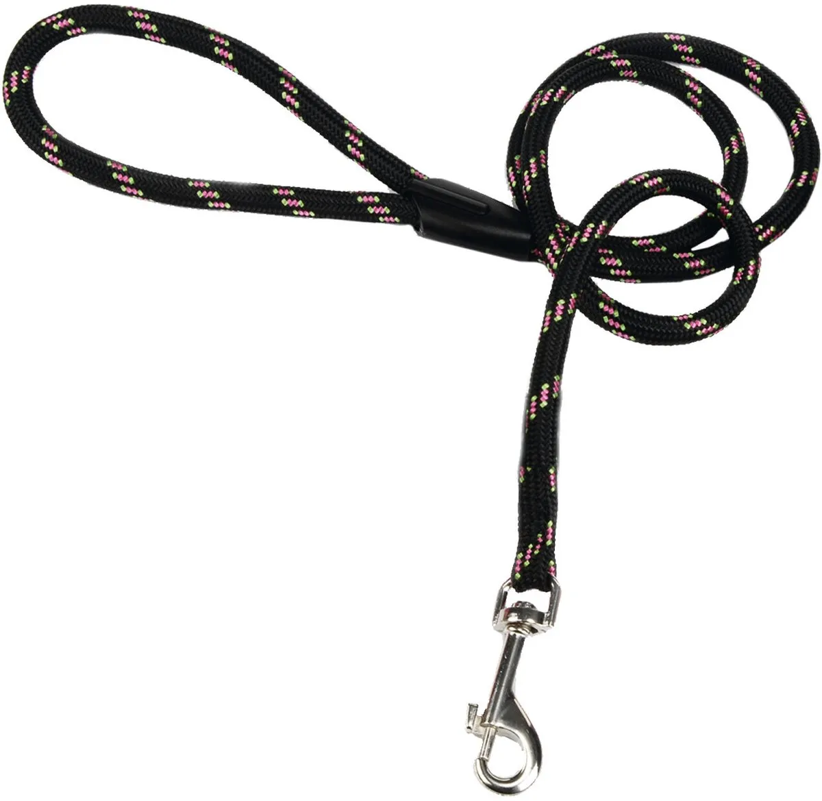 Beeztees Hondenriem Rond 100cm x 8mm - Zwart