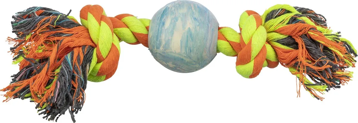 Trixie Touw Met Bal Natuurrubber Ø 7/36cm