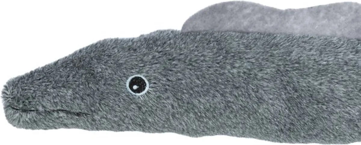 Trixie Be Nordic Honden Speelgoed Aal Karl Pluche/Touw - 94cm - Grijs