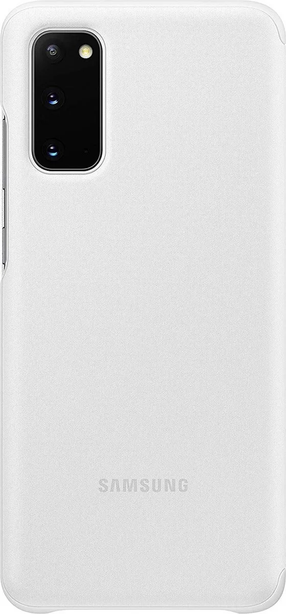 Samsung Clear View Hoesje Galaxy S20 Plus - Wit