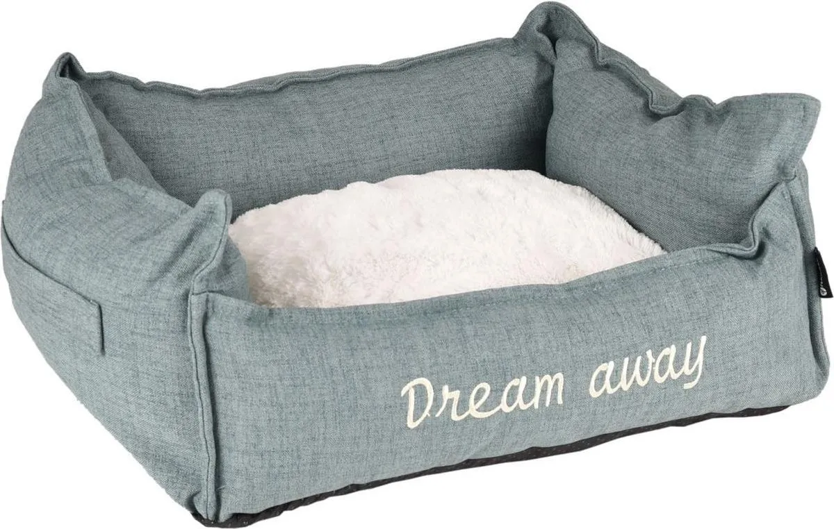 Flamingo Dream Away Hondenmand - Groen - 50x40x20cm
