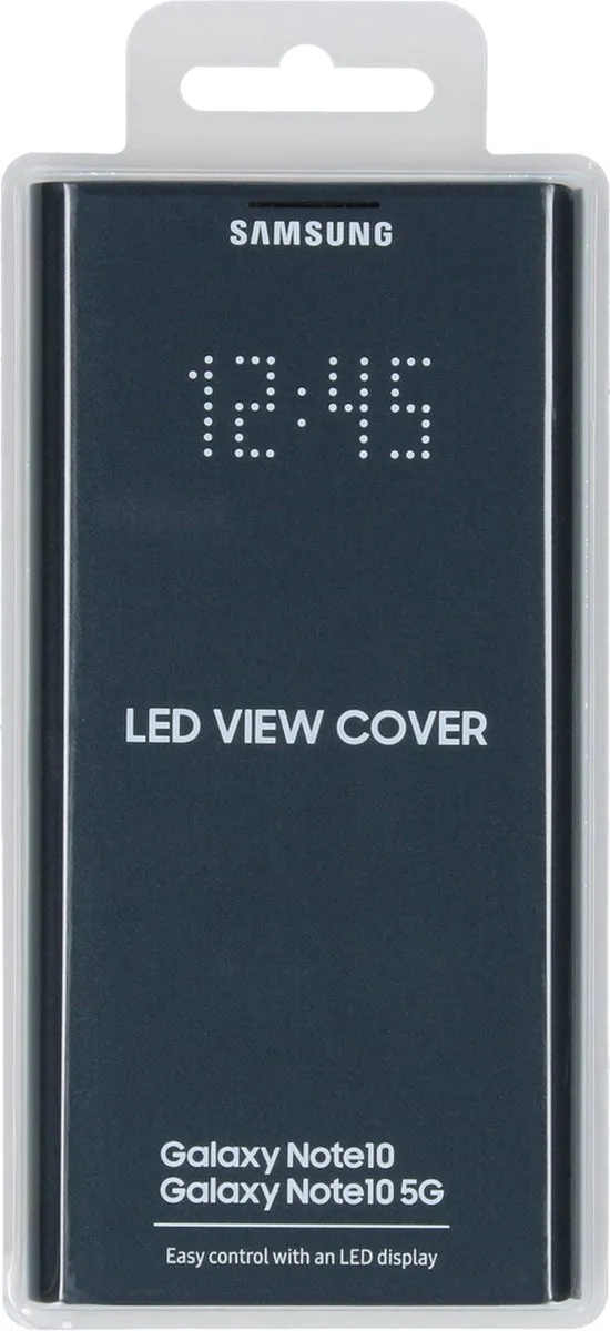 Samsung Galaxy Note 10 LED View Cover - Zwart - afbeelding 6 van 6