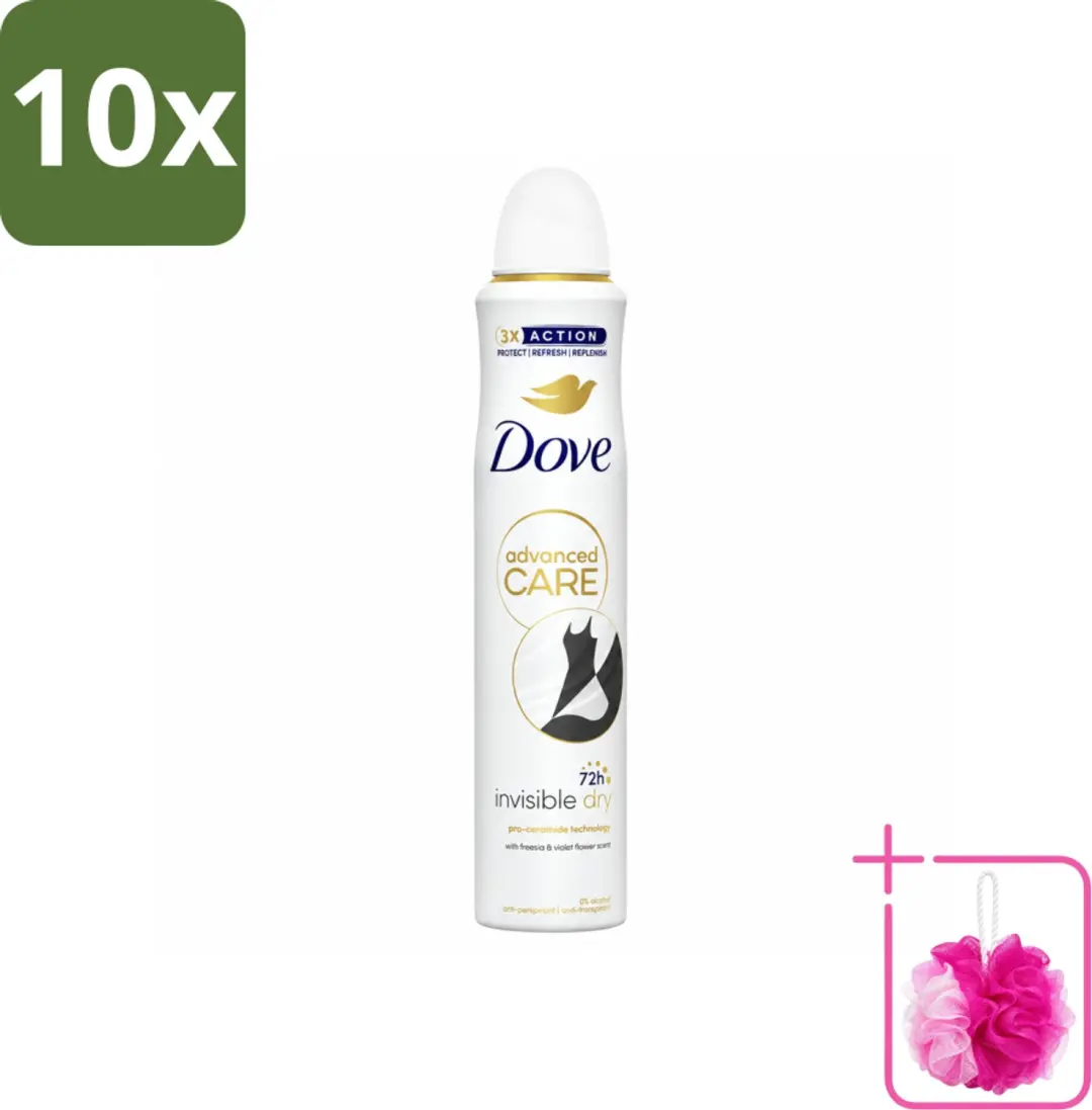 10 x Dove Deodorant Spray