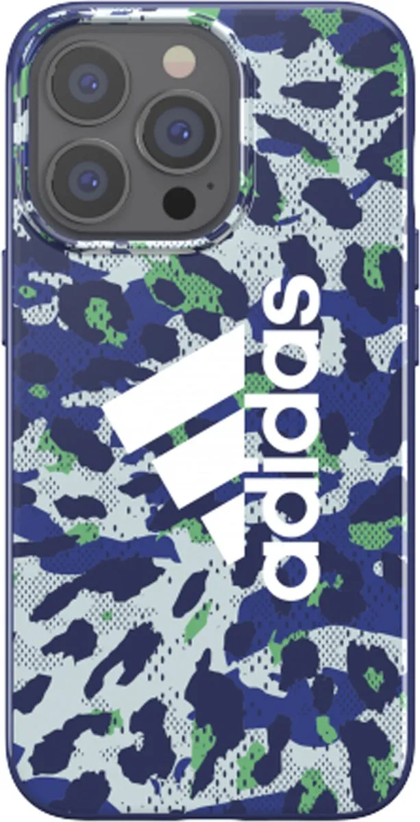 Adidas TPU Hoes iPhone 13 Pro - Blauw/Mint
