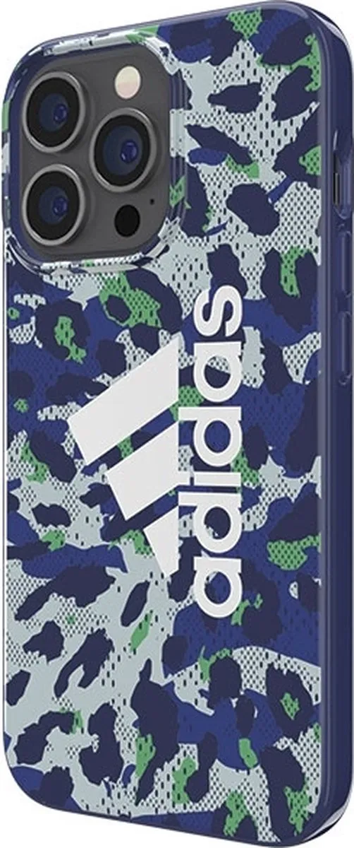 Adidas TPU Hoes iPhone 13 Pro - Blauw/Mint