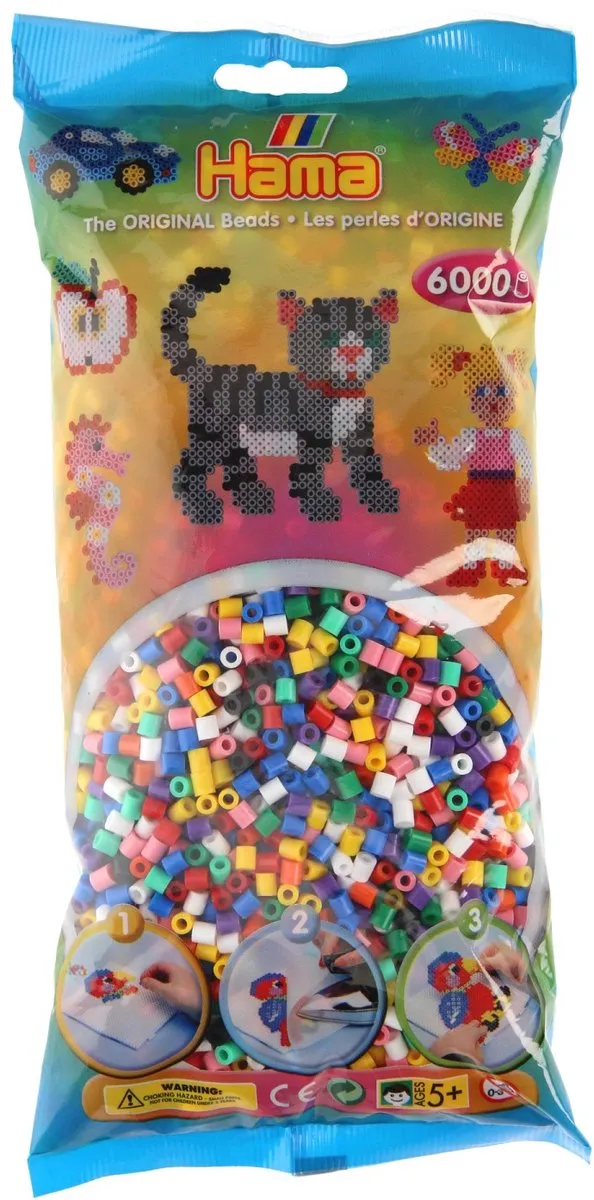 Hama Strijkkralen Mix - 6000 Stuks