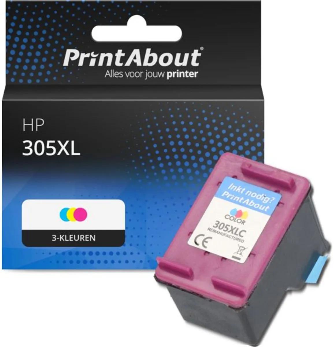 PrintAbout Inktcartridge 305XL 3-kleuren