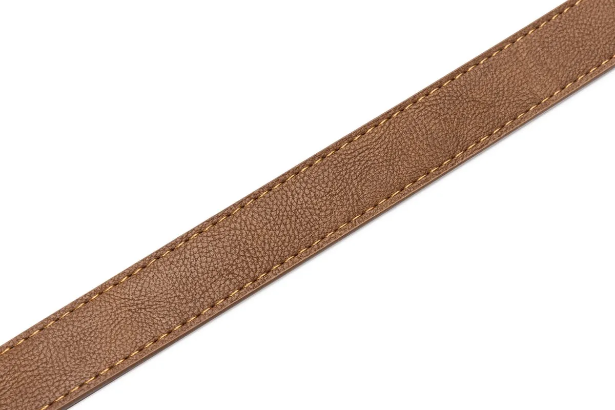 Beeztees Balacron Ax Hondenriem - Kunstleer 130x2,5cm - Bruin