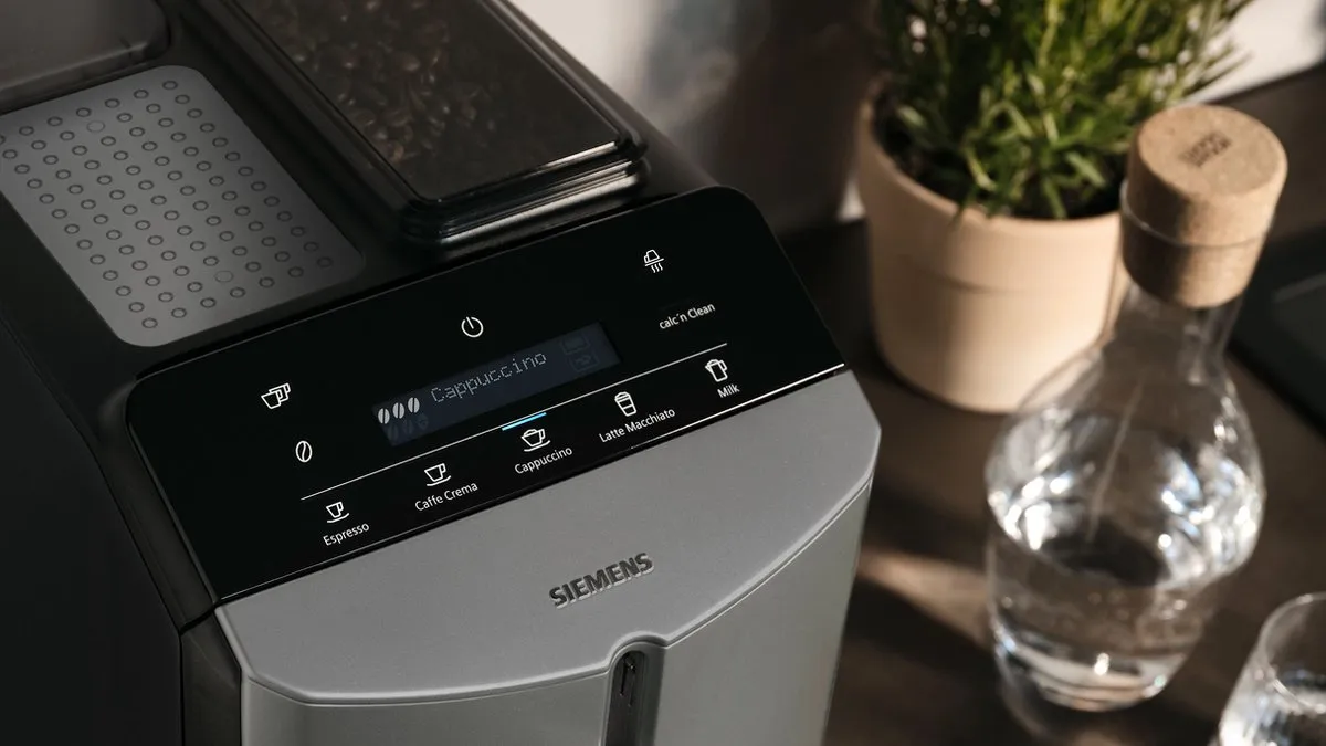 Siemens EQ300 TF305E04 Volautomaat Espressomachine - RVS/Zwart