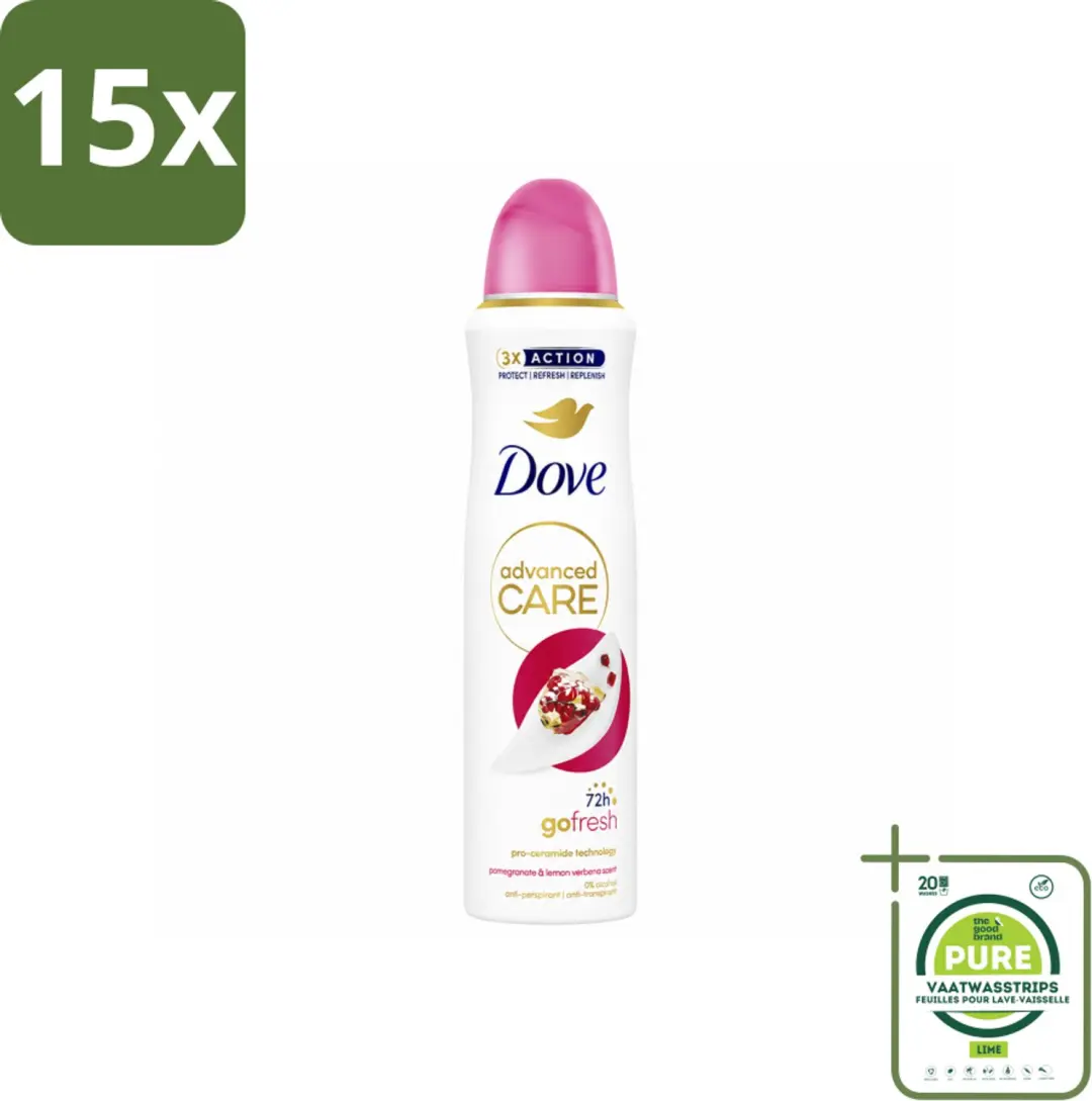 15 x Dove Deodorant Spray