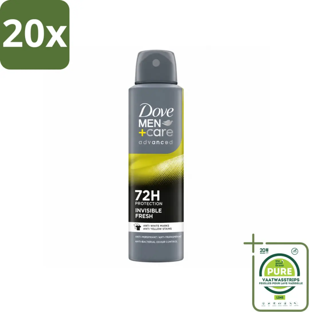 20 x Dove Men+Care Deodorant Spray