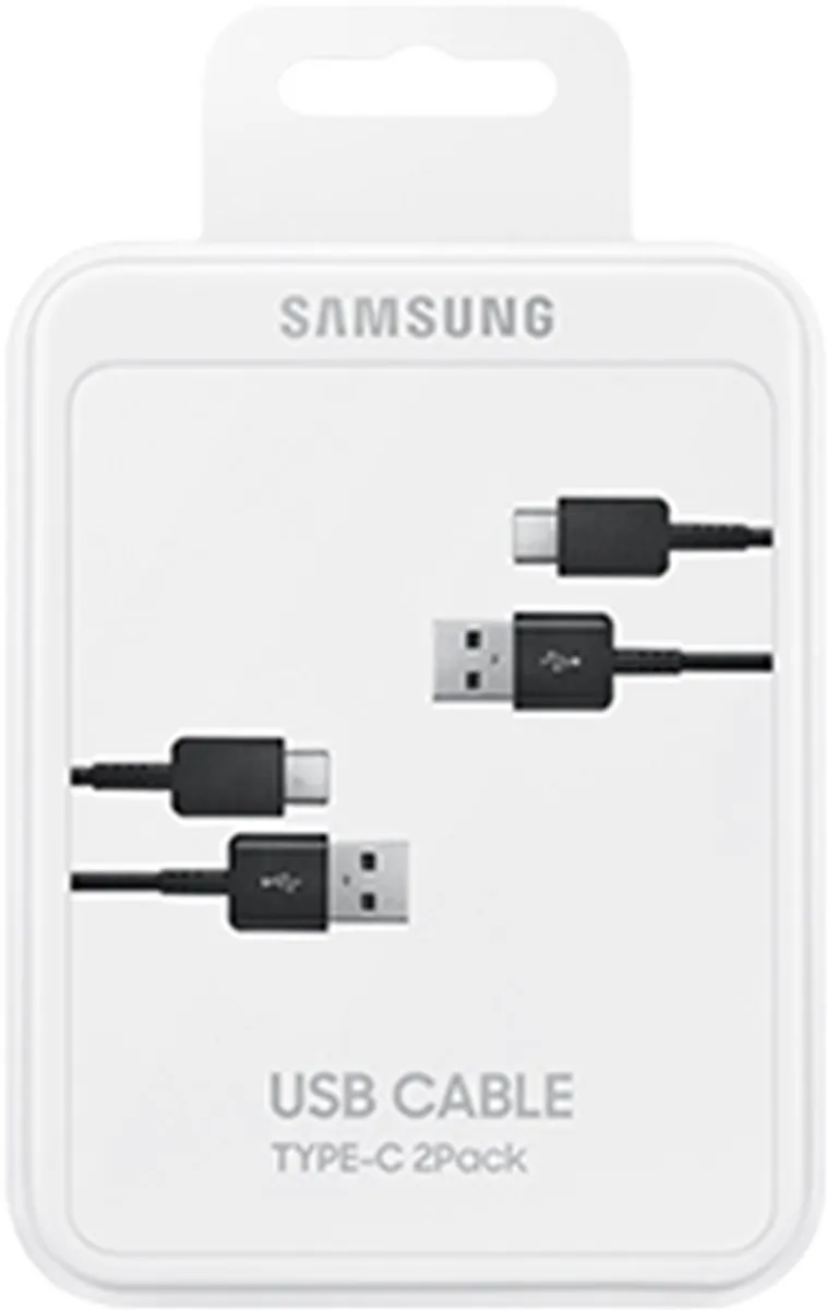 Samsung EP-DG930MBEGWW USB-kabel 1.5m - 2 Stuks - Zwart - afbeelding 6 van 6