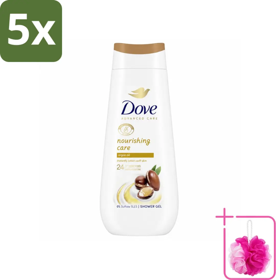 5 x Dove Douchecrème