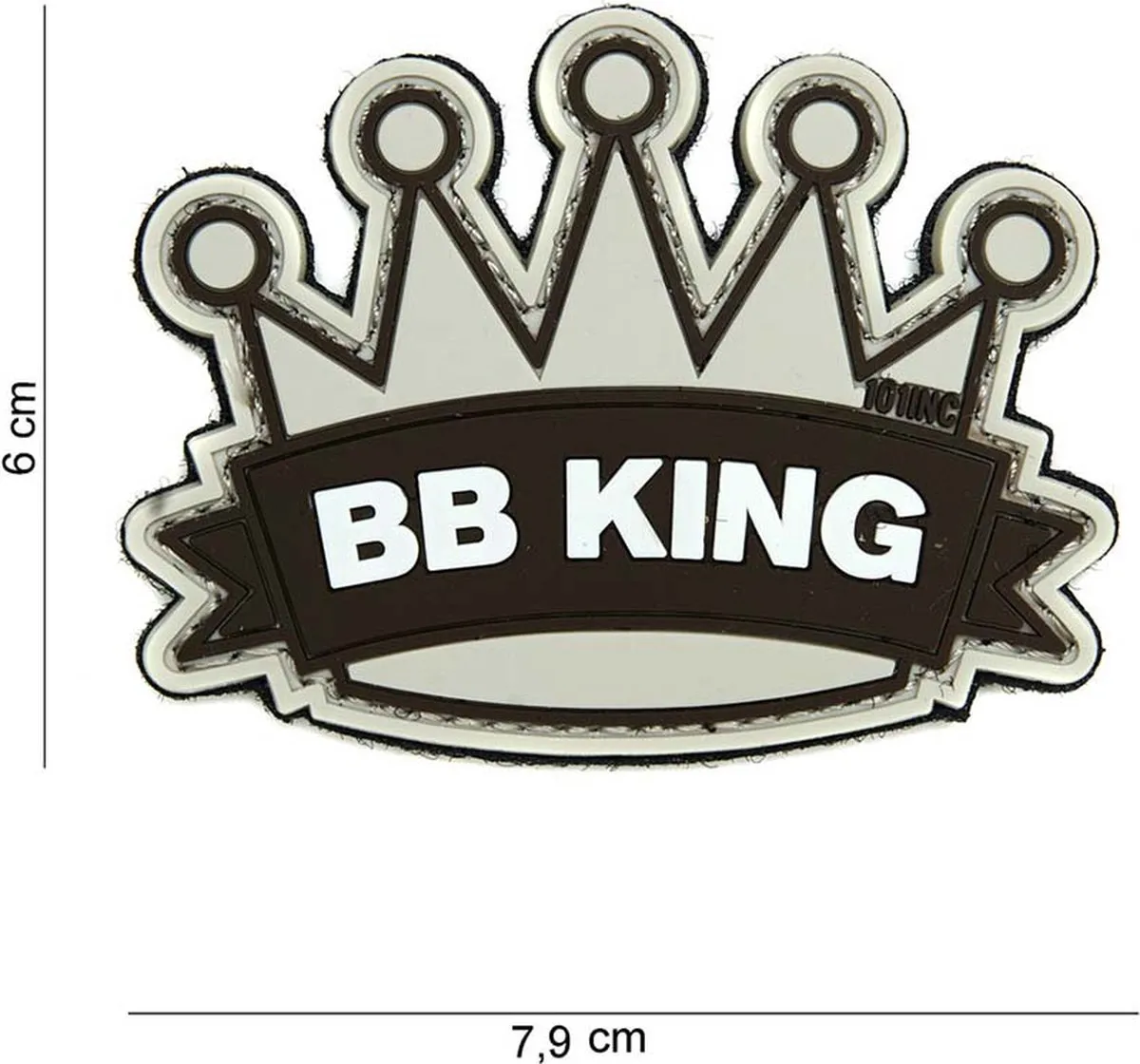 101 Inc Embleem 3D PVC BB King Beige