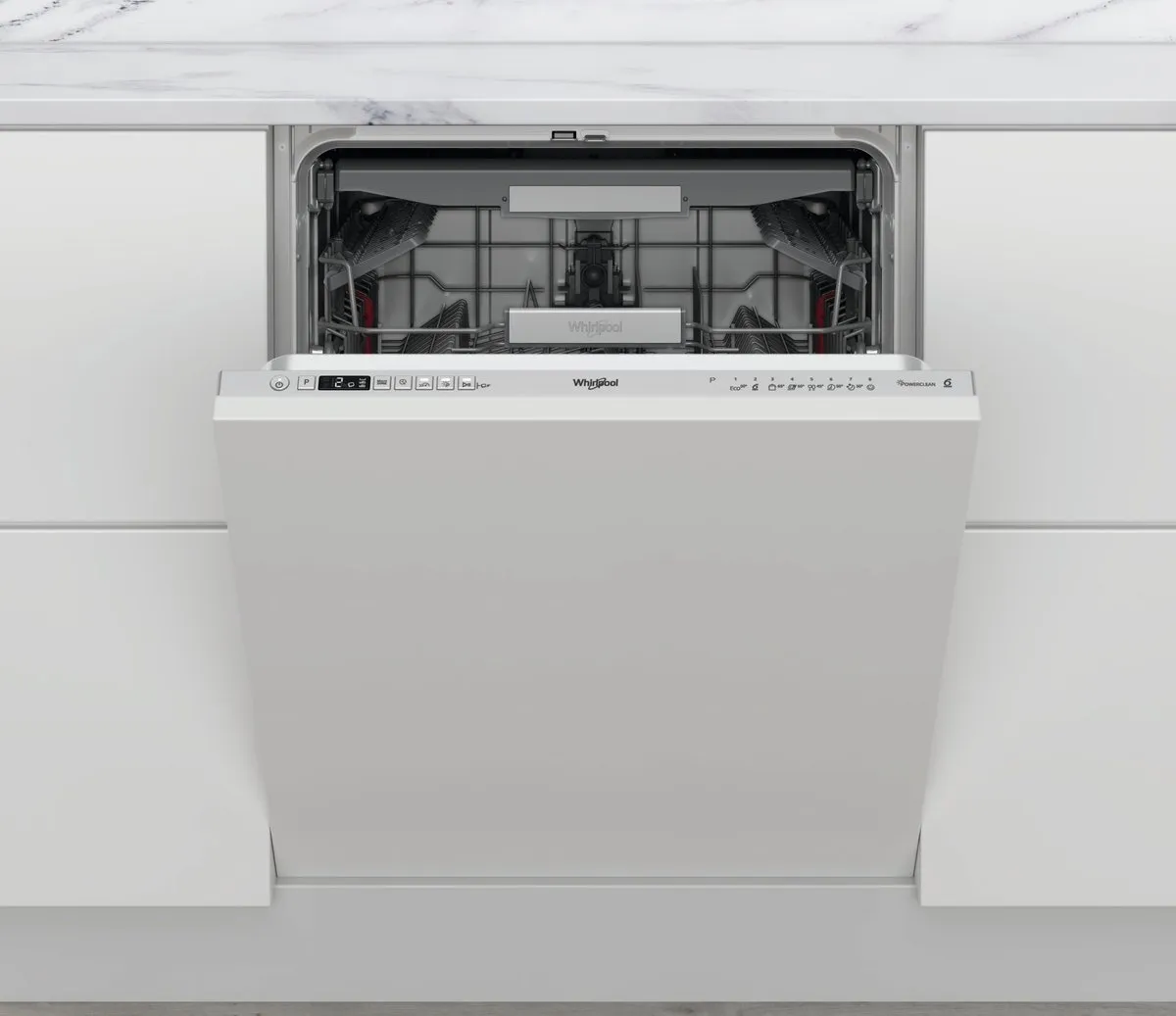 Whirlpool WIO3T126PFE Geïntegreerde Vaatwasser 14 Couverts - Wit