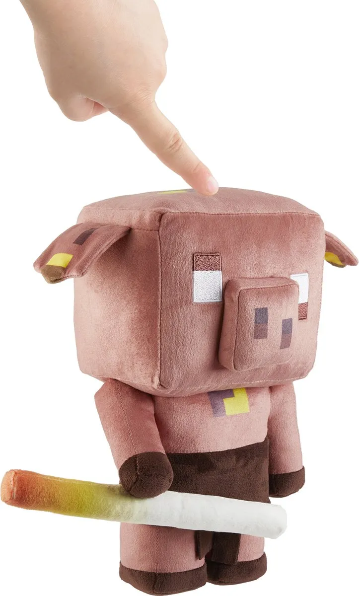 Minecraft Blaze Runt Knuffel - Piglin Grunter 15cm