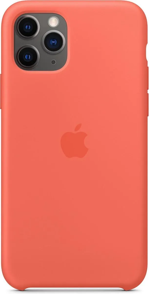 Apple Siliconen Hoesje iPhone 11 Pro MWYQ2ZM/A - Mandarijn - afbeelding 6 van 6